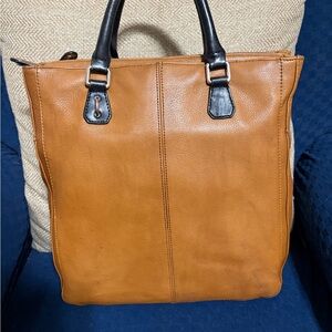 Danier vintage leather laptop bag